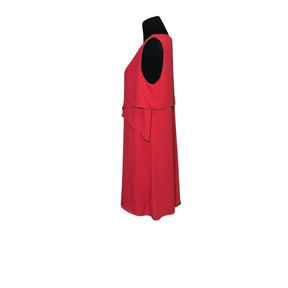 BCBGMAXAZRIA Red Drape Mini Dress size M - Picture 10 of 16